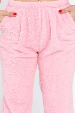 Kadın Polar Pijama Altı Pembe